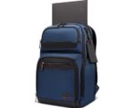 Lenovo ThinkPad Executive 16" Backpack, 22L capacity, 36.2 x 25.3 x 2.2 cm, 1.8kg, Outside Fabric Material: polyester 88%, leather 12%, Navy - Image 4