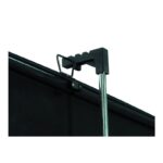Ecran proiectie trepied CrystalLine 87652, 1:1, 200* 200 cm, carcasa metalica neagra, rotatie 360 gr, ajustare pe inaltime, alb mat - Image 2