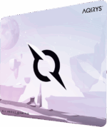 Mousepad AQIRYS Gravity Medium, fabricat din material din microfibra, dimensiuni 450 x 400 x 4 mm, alb - Image 2