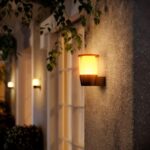 Aplica LED RGB pentru iluminat exterior WiZ Connected Elpas Wall, 8.5W, 950 lm, lumina alba si color (2700-5000K), IP65, 108x163x134mm, Negru - Image 6