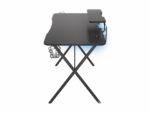 Birou gaming Genesis Holm 300, MDF, suporta pana la 60kg, iluminare RGB, negru - Image 4