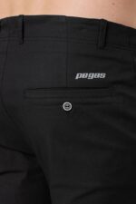 PANTALONI SCURT CASUAL BARBATI BLACK S - Image 8
