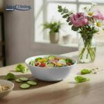 SET 6 BOLURI SALATA OPAL ALB 16 CM, AIDA, ART OF DINING BY HEINNER - Image 2