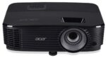 Proiector ACER X1123HP, DLP, 3D Ready, SVGA 800x600, up to WUXGA 1920x 1200, 4000 lumeni, 20000:1, 4:3 nativ, 16:9 compatibil, dimensiune maxima imagine 300", distanta maxima de proiectie 12 m, boxa 3W, lampa 5000 ore/ 15000 ore, D-sub, composite/ RCA, HDMI, PC audio, USB mini B, RS232, cablu VGA - Image 2
