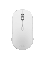 Mouse silentios Bluetooth Lenovo Yoga; pana la 4000DPI; tip: full size ambidextru; senzor: IR optic; numar de butoane: 6 (programabile); conectivitate: Bluetooth 5.3, se poate conecta la 3 dispozitive; greutate: 88g; compatibil cu Windows 10, Windows 11; include 1 x baterie de tip AA; culoare: alb