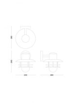 Aplica pentru exterior Philips INYMA, 1xE27, max 25W, IP44 ,245x260x230mm, Negru - Image 3