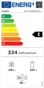 Side by Side HEINNER HSBS-M548NFINVBKE++, No Frost, 548 L, Clasa E, Negru - Image 3