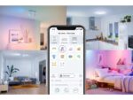 Pachet 2 Lampi LED RGB inteligente WiZ Bar Linear Light, Wi-Fi+Bluetooth, control vocal, 2x5.5W, 2x400 lm, lumina alba si color (2200-6500K), IP20, 60cm, Alb - Image 3