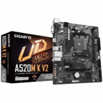 Placa de baza Gigabyte A520M K V2, Socket AM4, DDR4, Micro-ATX
