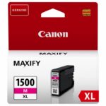 Cartus cerneala Canon PGI1500XLM, magenta, Dual Resistant High Density, capacitate 12ml / 1020 pagini, pentru Canon Maxify MB2350, MB2050.