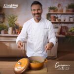SEMIOALA ALUMINIU TURNAT + CAPAC 26x12.5 CM,5.8L, NICOLAI TAND, ORIGINI, COOKING BY HEINNER - Image 7