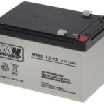 Acumulator AGM 12Ah 12V seria  MW Power,MWS12-12, terminal de conexiune F1, dimensiuni 151x98x100 mm, greutate 3,25 kg