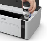 Imprimanta inkjet mono CISS Epson M1120, dimensiune A4, viteza max 32ppm, rezolutie printer 1440x720dpi, alimentare hartie 150 coli, volum maxim printare : 15000pagini/luna, interfata: USB 2.0, Wireless, consumabile: Ecotank MX1xx negru XL (6k/pag.), MX1xx negru L (2k/pag.),cerneala 6k/pag inclusa - Image 3