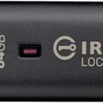 Memorie USB Kingston IronKey Locker+ 50 G2 64 GB, USB Type-A, Negru