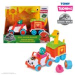 VEHICUL DE SALVARE CU REMORCA COLORATA, DINO, JURASSIC WORLD, TOMY - Image 5