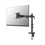 Brat monitor Neomounts DS60-600BL1; pentru display-uri cu diagonale 10"-32", sistem de prindere VESA 75x75~100x100, greutate maxima suportata 8kg, full motion, tilt +45°, swivel 90°, rotate 180°, distanta fata de perete 172-496mm; culoare negru. Garantie 5 ani