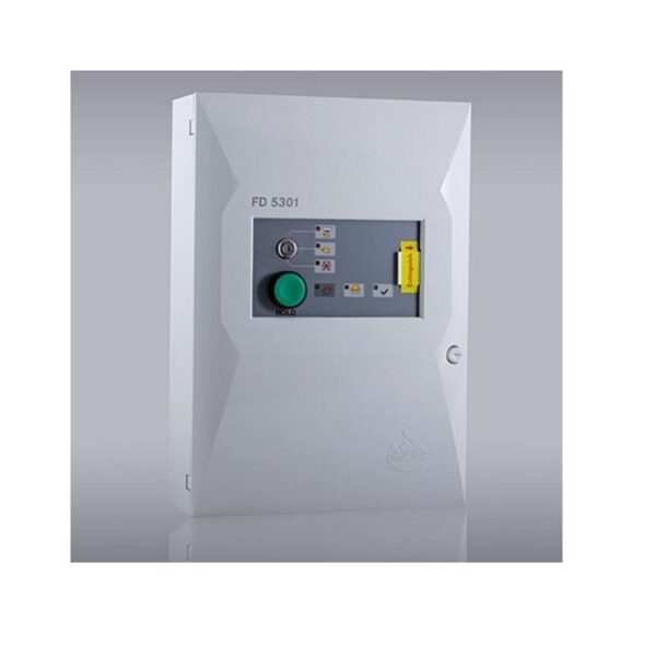 Module, allowing the duplication of the control and indication of theextinguishing procedure; FD5301.Compatible with FS5200E panel.