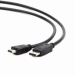 Cablu video Spacer, HDTV (T) la HDTV (T), 1.8m, conectori auriti, rezolutie maxima 4K (3840 x 2160) la 60 Hz, negru