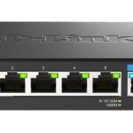 D-Link switch DMS-107, 7 porturi, Standarde si protocoale: IEEE 802.3 10BASE-T,  IEEE 802.3u 100BASE-TX,  IEEE 802.3ab 1000BASE-T,  IEEE 802.3bz 2.5GBASE-T5 porturi Gigabit, 2 porturi 2.5Gbps,  Capacitate 20 Gbps, fara ventilator, carcasa metal, dimensiuni: 145 x 82 x 28 mm, Greutate: 295.2 g, Auto