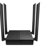 Router Wireless TP-Link ARCHER C64, standarde wireess: IEEE 802.11ac/n/a 5 GHz, IEEE 802.11n/b/g 2.4 GHz, viteza: 5 GHz: 867 Mbps (802.11ac), 2.4 GHz: 400 Mbps (802.11n), 4 × antene fixe de înaltă performanță, MU-MIMO, Processor:1.2 GHz CPU, interfata: 1 × port WAN Gigabit, 4 × porturi Gigabit LAN.