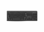 Tastatură wireless 2.4G SRXK-SKB706W, Tastatură: cu rând independent de taste multimedia, Mod Wireless: 2.4G, Număr taste: 104 + 9 taste rapide, Material: ABS, Culoare: Negru, Chipset: Huntersun, Tip interfață: USB,  Dimensiune: 442*152*25mm ; 440g, Baterie: 1*AAA (nu este inclusă)