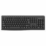 Tastatură wireless 2.4G SRXK-SKB706W, Tastatură: cu rând independent de taste multimedia, Mod Wireless: 2.4G, Număr taste: 104 + 9 taste rapide, Material: ABS, Culoare: Negru, Chipset: Huntersun, Tip interfață: USB,  Dimensiune: 442*152*25mm ; 440g, Baterie: 1*AAA (nu este inclusă)