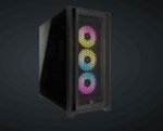 Carcasa Corsair iCUE 5000D RGB Airflow, Mid Tower, Black