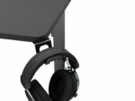 Birou gaming Genesis Holm Modular 160, material lemn/metal, reglabil pe inaltime 70 - 90 cm, iluminare RGB, management cabluri, negru - Image 25