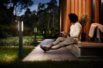 Stalp LED pentru exterior Philips STRATOSPHERE, 3.8W, 800 lm, lumina calda (2700K), IP44, 770x60x76mm, Antracit - Image 4