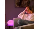 Lampa LED RGB Philips Hue Flourish, Bluetooth, E27, 9.5W (60W), 806 lm ,lumina alba si color (2000-6500K), IP20, 26.1cm, Sticla, Alb - Image 2