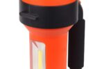 Lanterna LED de mana Ledvance Spotlight, 3W + 1W COB, 300 lm, lumina rece (6500K), 4 moduri de iluminare, acumulator Li-Ion 2x1200mAh, IP20, cablu incarcare USB inclus, Portocaliu/Negru - Image 3