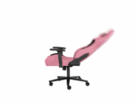 Scaun gaming Genesis Nitro 720, piele ecologica, reglabil pe inaltime, suporta pana la 150 kg, inaltime reglabila 46.5 - 53.5 cm, spatar ajustabil 135°, dimensiuni roti 60mm,  negru/roz - Image 12