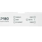 Modul internet fara antena pentru WiFi, utilizat pentru raportarea si conectarea la distanta la sistemele Paradox prin intermediul internetului, raportare la CMS-ul statiei centralei prin receptorul/convertorul Paradox IPC10, accepta pana la 3 receptoare supervizate simultan, utilizeaza tehnologia