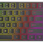 Tastatură office cu iluminare * Mod: USB cu fir * Număr tastă: 104 * Material: ABS * Culoare: Negru * Layout: SUA * Tip interfață: USB * Dimensiune: 438*126*26 mm * Compatibil cu Windows 2000/XP/Vista/Windows7/8/10/Mac