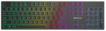 Tastatură office cu iluminare * Mod: USB cu fir * Număr tastă: 104 * Material: ABS * Culoare: Negru * Layout: SUA * Tip interfață: USB * Dimensiune: 438*126*26 mm * Compatibil cu Windows 2000/XP/Vista/Windows7/8/10/Mac