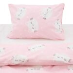 Set de pat single bumbac, 92 gsm, Cat - Image 4