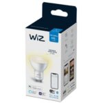 Bec LED inteligent WiZ Connected Dimmable, Wi-Fi, GU10, 4.9W (50W) ,345lm, lumina calda (2700K), dimabil, compatibil Google Assistant/Alexa/Siri - Image 2