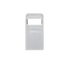 Memorie USB Kingston DataTraveler Micro 256 GB, USB 3.2, Argintiu