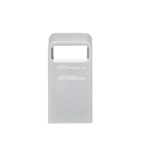 Memorie USB Kingston DataTraveler Micro 256 GB, USB 3.2, Argintiu