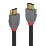 Cablu Lindy 0.5m High Speed HDMI, latime de banda suportata 18Gbps, rezolutie maxima 4096x2160@60Hz 4:4:4 8bit,  Anthra - Image 2