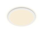 Plafoniera LED Philips Superslim CL550, 3 trepte de intensitate, 15W ,1300 lm, lumina calda (2700K), IP44, 25cm, Alb