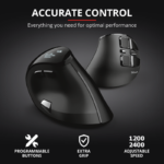 Mouse Wireless Trust Voxx, 2400 dpi, Negru - Image 10