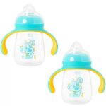Set 2 cani cu cioc din silicon, 260 ml, U-Grow