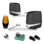KIT automatizare poarta batanta Motorline TELICA24, 200 Kg/canat, 2.5 m/canat, 220 W(contine lampa)