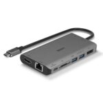 Mini Docking Station Lindy USB 3.2 Type C - 4K HDMI & DP, PD 3.0 100W, USB 3.2, Gigabit Ethernet, SD, Audio - Image 2