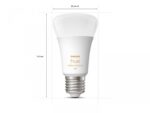 4 Becuri LED inteligente Philips Hue A60, Bluetooth, E27, 6W (60W) ,800lm, lumina alba (2200-6500K) - Image 3