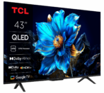 Televizor TCL QLED 43P7K, 108 cm, Smart Google TV, 4K, Clasa F - Image 2