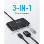 Docking station ANKER PowerExpand, USB Type-C, 100W, Gri, 2 ani Garantie - Image 2