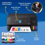 EPSON L3360 CISS COLOR INKJET MFP, Format: A4, Functii: Print, Copy, Scan, Viteza printare: 33ppm mono, 15ppm color, Rezolutie printare: 5.760 x 1.440 DPI, Rezolutie scanare: 1.200 DPI x 2.400 DPI, Format fisiere scanate: BMP, JPEG, PICT, TIFF, multi-TIFF, PDF, PNG, Senzor CIS, Capacitate hartie - Image 4