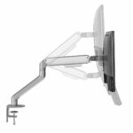 Suport monitor Serioux MM63-C012, compatibilitate  dimensiune ecran 17"-32", greutate maximă suportata: (per ecran): 2~9kg, VESA: 75x75, 100x100, inclinare: +55°~-55°, pivotare: +90°~-90°, rotația ecranului: + 180°~-180°, instalare: clemă, grommet - Image 12